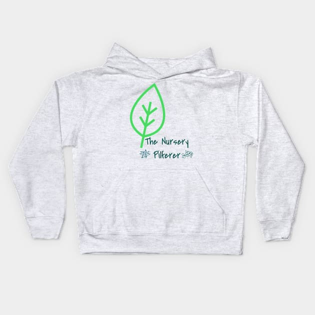 The Garden Nursery Pilferer Kids Hoodie by Quirky Design Collective